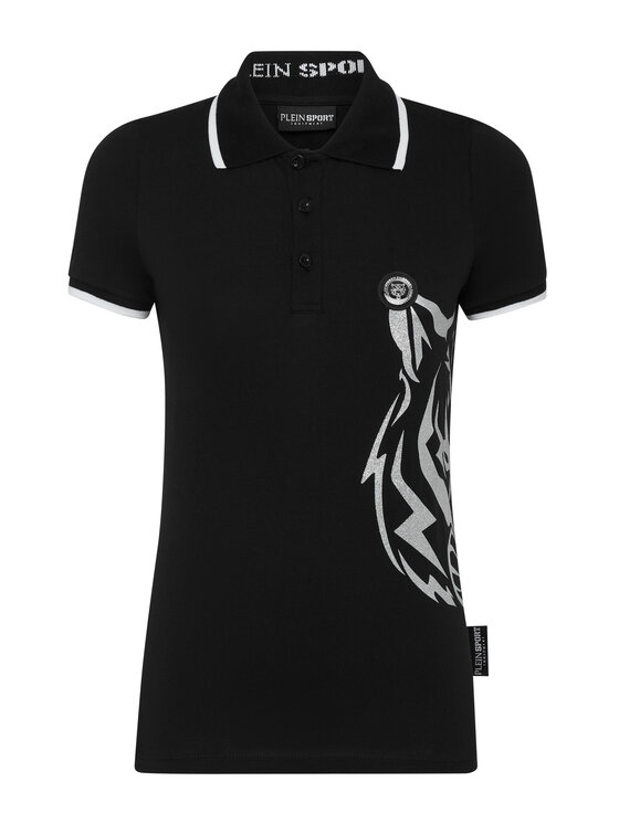 Plein Sport Plein Sport Polo 955 Czarny Regular Fit