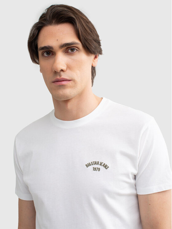 BIG STAR BIG STAR T-Shirt VINCER_100_150 Biały Basic Fit