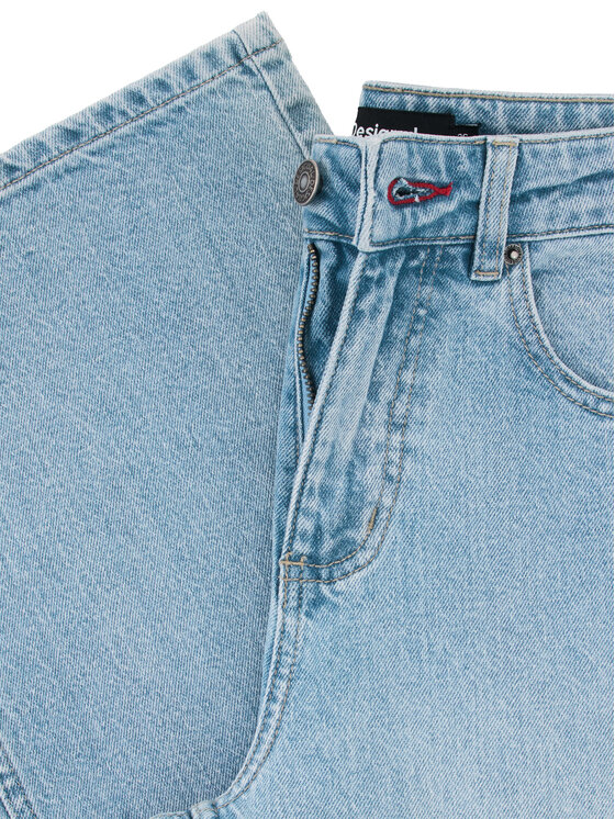 Desigual Desigual Jeans hlače Herry 26SWDD16 Modra Straight Fit