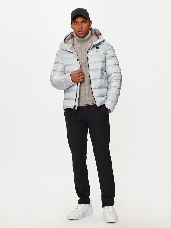 Blauer Blauer Μπουφάν πουπουλένιο 24WBLUC03023 975GG Γκρι Regular Fit
