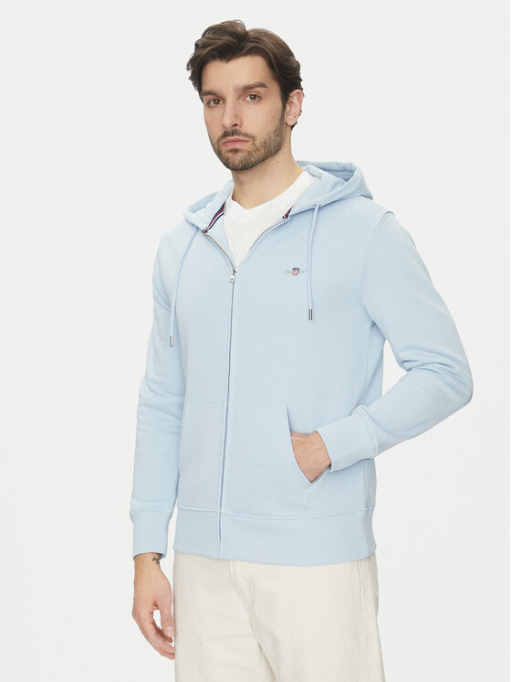 Gant Mikina Shield 2007059 Modrá Regular Fit