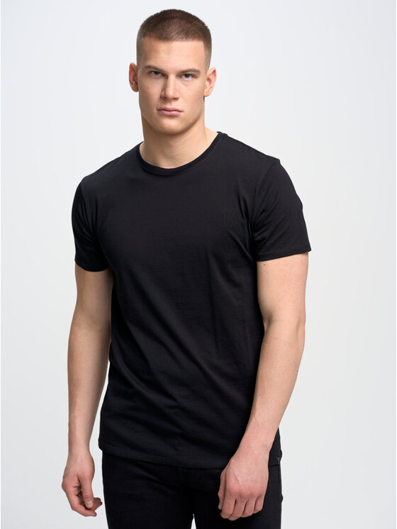BIG STAR BIG STAR T-Shirt basic_906 Czarny Basic Fit