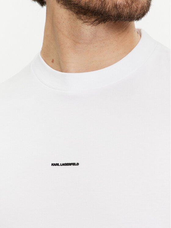 KARL LAGERFELD KARL LAGERFELD T-Shirt 755057 542221 Bílá Regular Fit