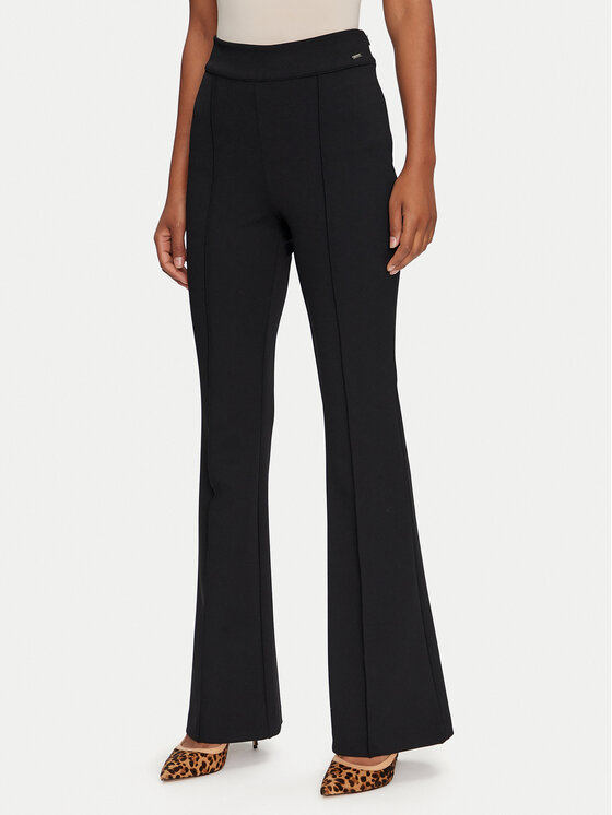 Guess Pantaloni din material W4YB01 KCBO2 Negru Slim Fit