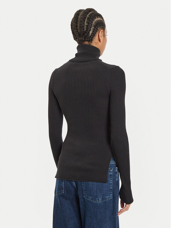 IVY OAK IVY OAK Golf Karo IO113030 Czarny Slim Fit