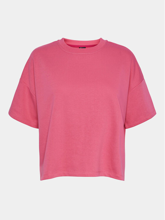 Pieces Pieces T-shirt Chilli Summer 17118870 Ružičasta Loose Fit