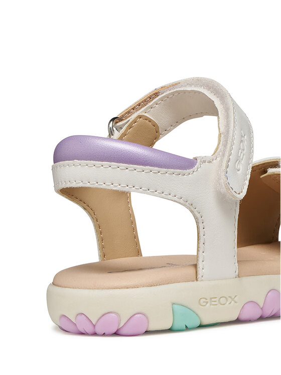 Geox Geox Sandály J Sandal Haiti Girl J658ZB 05402 C0814 S Bílá