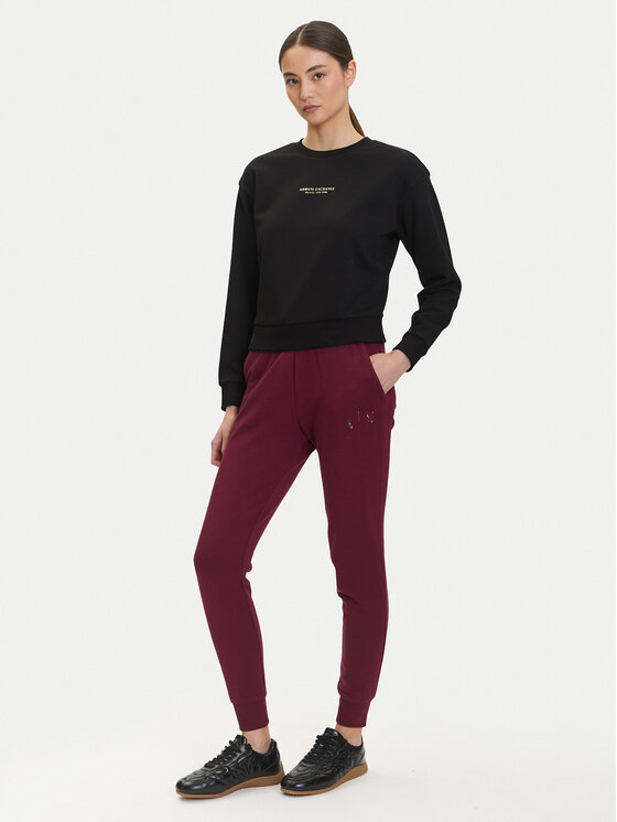 Armani Exchange Armani Exchange Mikina XW001451 AF10830 MC021 Černá Relaxed Fit