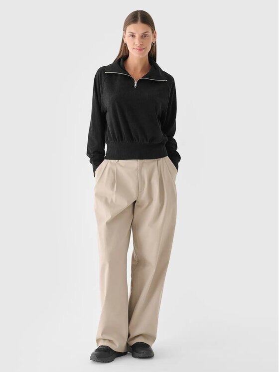 4F 4F Bluza 4FRAW24TSWSF2054-20S Czarny Oversize