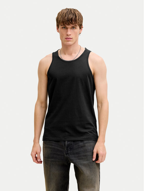 Jack & Jones Jack & Jones Set di canotte Organic 12297688 Nero Regular Fit