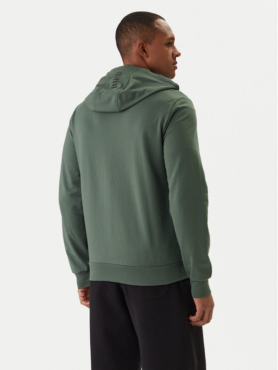 EA7 Emporio Armani EA7 Emporio Armani Mikina 8NPM33 PJVRZ Zelená Regular Fit
