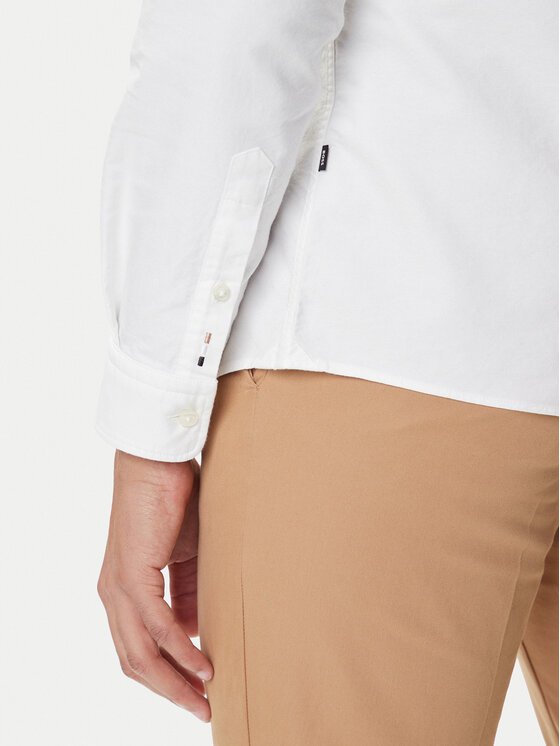 BOSS BOSS Koszula H-Roan 50544951 Biały Slim Fit