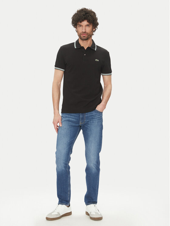 Lacoste Lacoste Polo marškinėliai PH9875 Juoda Regular Fit