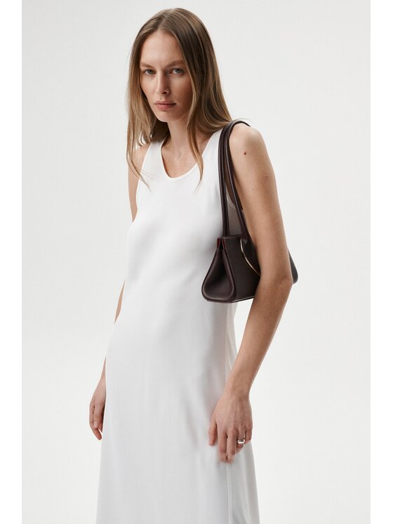 MARI PRETI MARI PRETI Abito da cocktail Ravelle Bianco Regular Fit