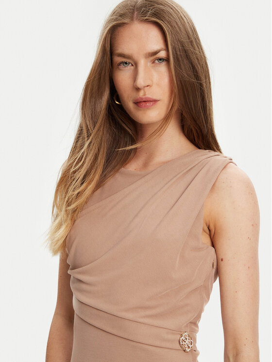 Guess Guess Igapäevane kleit W5YK27 KAQL2 Pruun Regular Fit