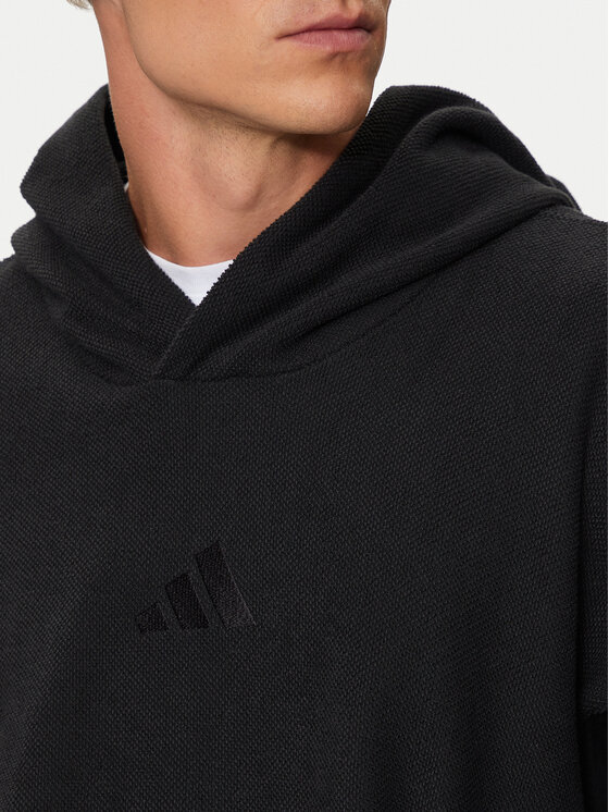 adidas adidas Majica dugih rukava Elevated ALL SZN Terry Loop IV5212 Crna Loose Fit
