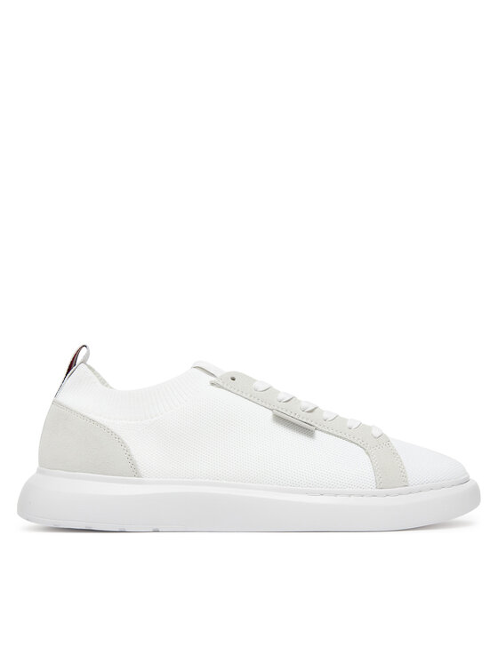 Sneakers Tommy Hilfiger Light Cupsole Knit Seasonal FM0FM05403 Alb