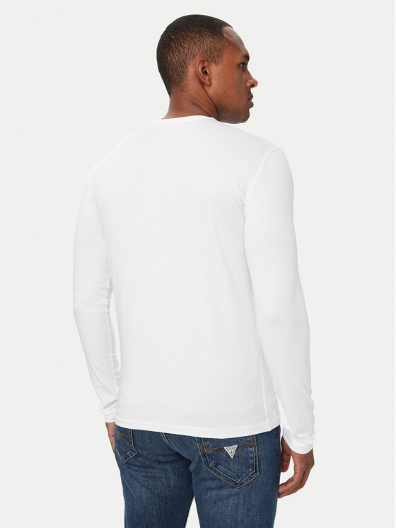 Guess Guess Longsleeve M6YI28 K3733 Bianco Regular Fit