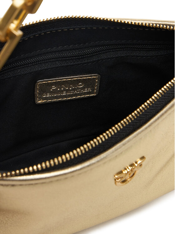 PINKO PINKO Käekott Half Moon Baguette Mini AI 25-26 PLTT 105069 A2O9 Kuldne