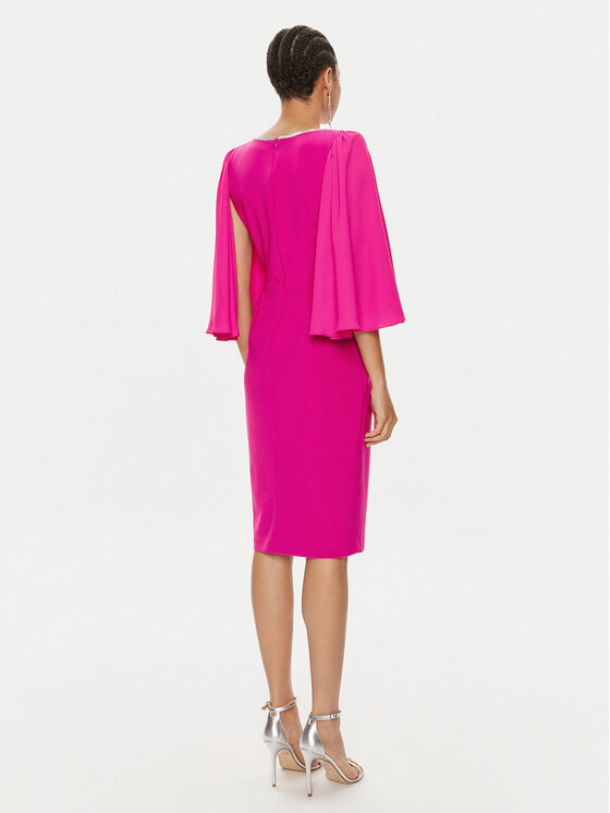 Joseph Ribkoff Joseph Ribkoff Cocktail obleka 242732 Roza Slim Fit
