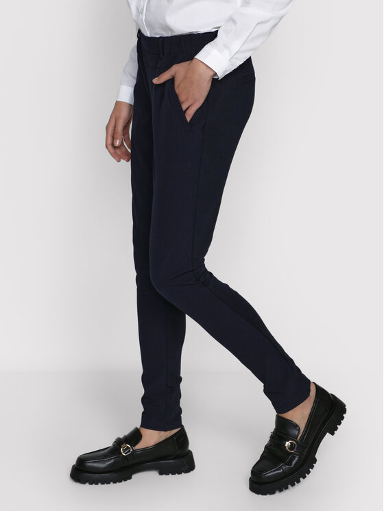 Kaffe Pantaloni din material Jillian Sofie 10550504 Bleumarin Slim Fit