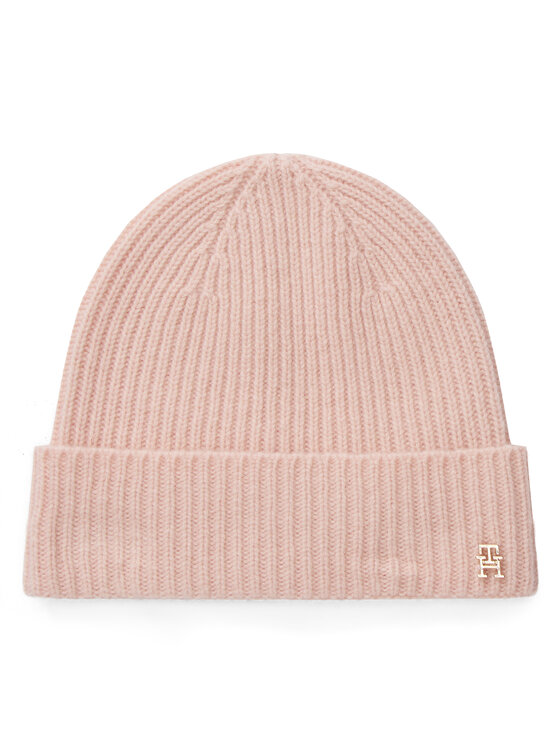 Tommy Hilfiger Czapka Th Cashmere AW0AW17772 Różowy