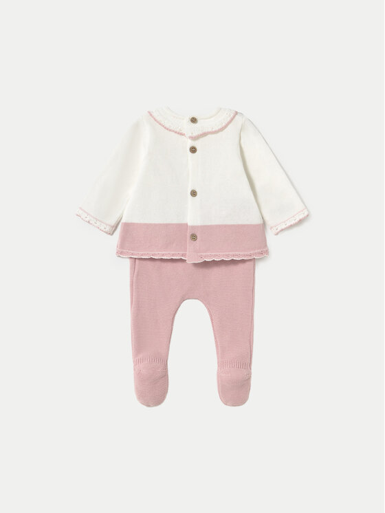 Mayoral Mayoral Set Bluse und Strampelhose 1587 Rosa Regular Fit