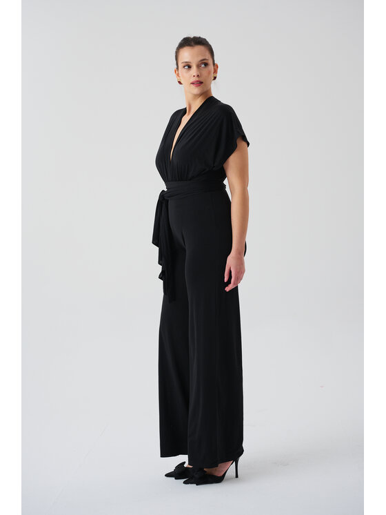 ROSE AVENUE ROSE AVENUE Kombinezon MULTIWAY Czarny Regular Fit