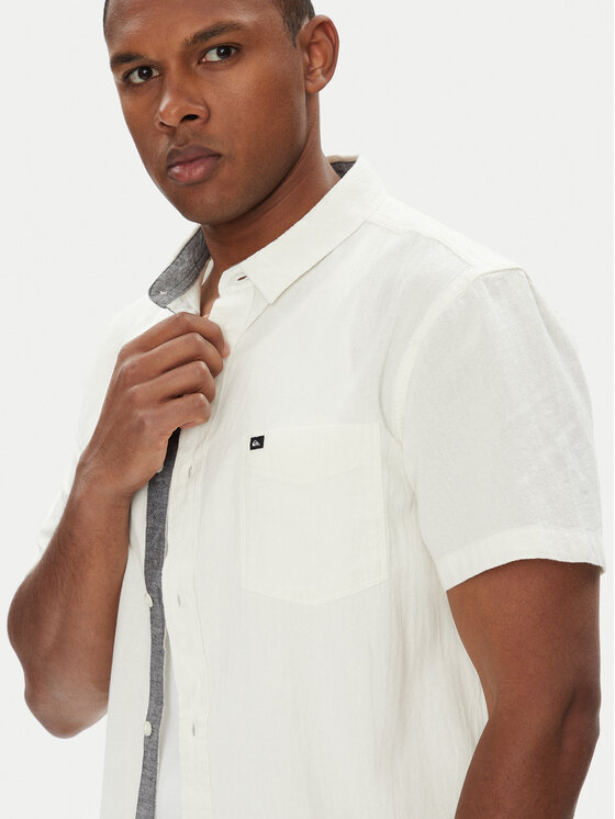 Quiksilver Quiksilver Cămașă Time Box EQYWT04622 Alb Regular Fit