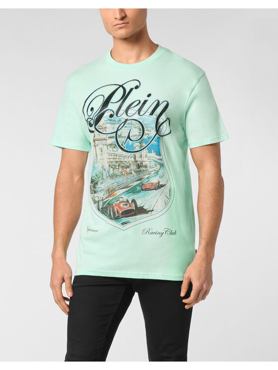 PHILIPP PLEIN PHILIPP PLEIN Tričko 24917 Zelená Regular Fit