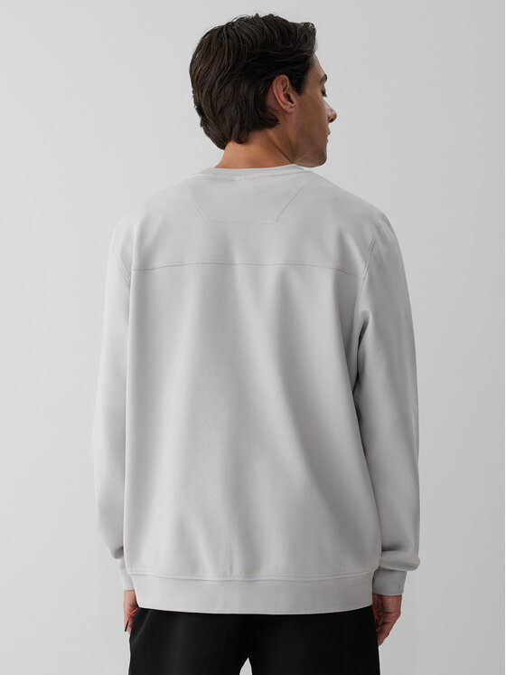 4F 4F Bluza PIT STOP Szary jasny Regular Fit