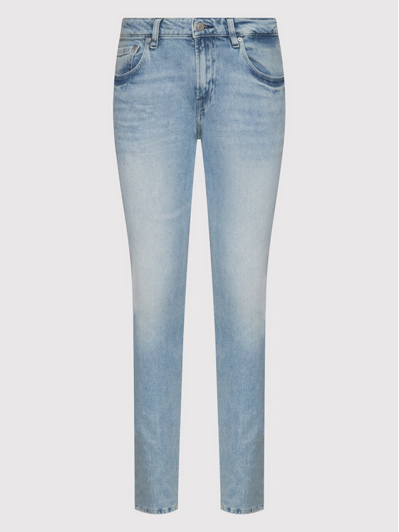 Guess Guess Blugi M2GAN3 D47I6 Albastru Skinny Fit