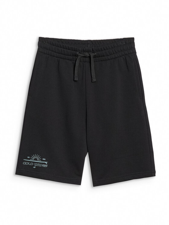 4F 4F Szorty sportowe VIBRANT WARMTH Czarny Oversize