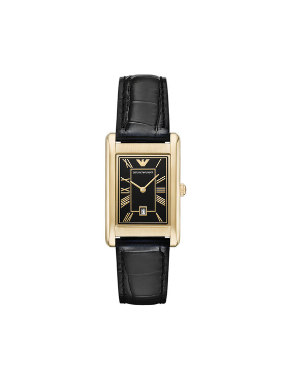 Emporio Armani Emporio Armani Ročna ura Gino AR11666 Črna