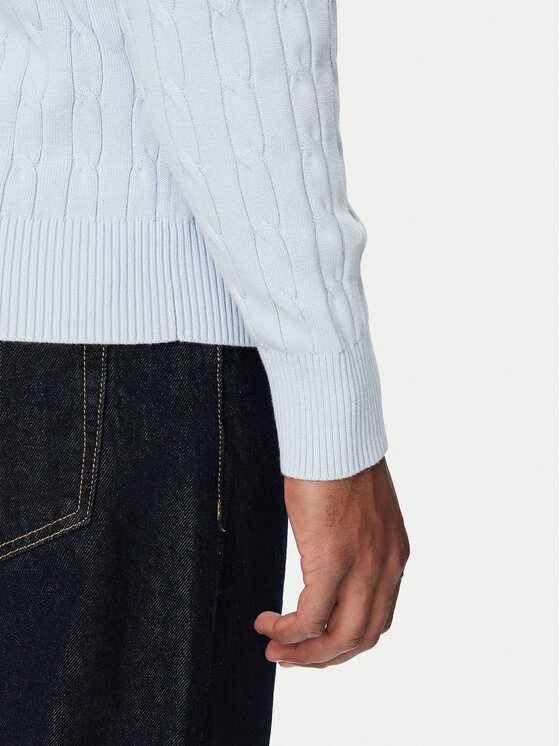 Tommy Hilfiger Tommy Hilfiger Πουλόβερ Classic MW0MW33132 Ανοιχτό μπλε Regular Fit