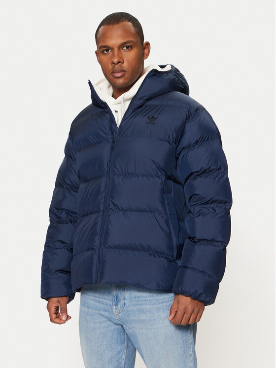 adidas adidas Pūkinė striukė Tonal IY3397 Tamsiai mėlyna Regular Fit
