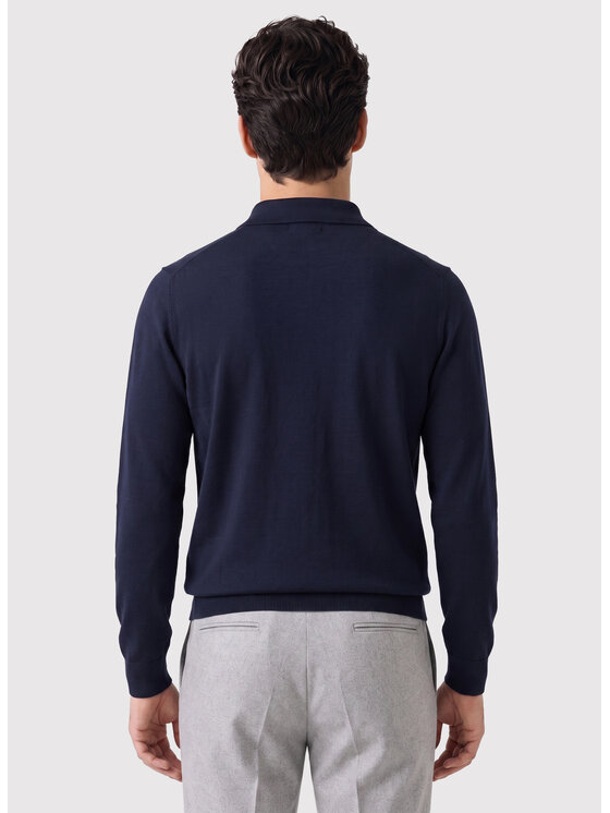 Pako Lorente Pako Lorente Sweter P26WF-2X-007 Granatowy Classic Fit