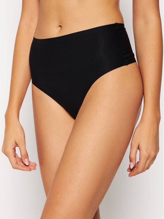 Chantelle Chantelle Бразильські труси з високою талією Soft Stretch C10690 Чорний