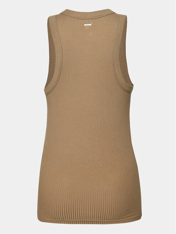 Athlecia Athlecia Marškinėliai Lankae W Top EA231328 Smėlio Regular Fit
