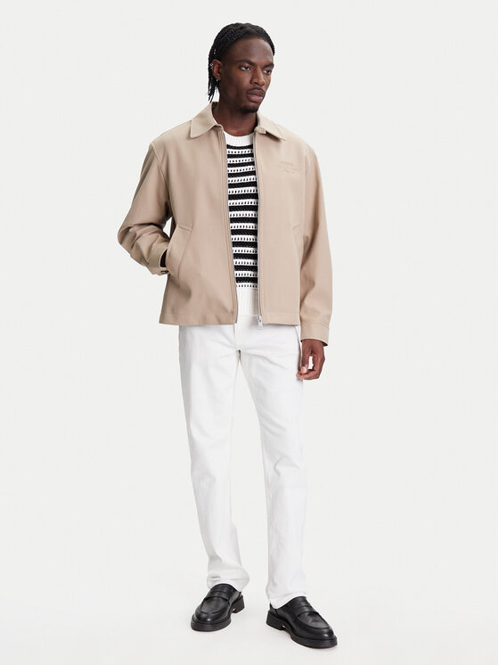Tommy Hilfiger Tommy Hilfiger Átmeneti kabát F1 Movie Mechanics MW0MW41370 Bézs Regular Fit