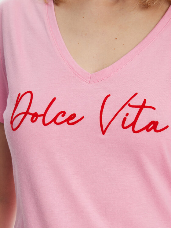 Morgan Morgan T-Shirt 251-DOLCE Ροζ Regular Fit