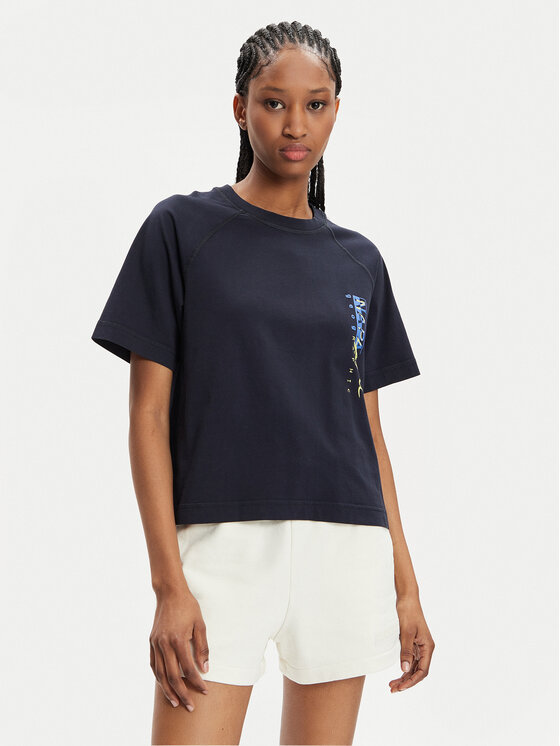 Napapijri Napapijri T-Shirt S-Aberdeen NP0A4HOI Dunkelblau Regular Fit