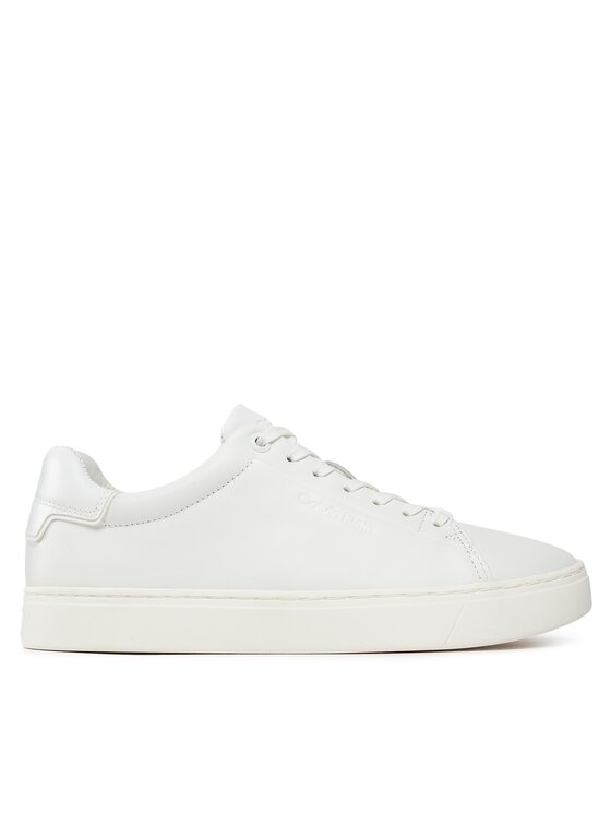 Calvin Klein Superge Clean Cupsole Lace Up HW0HW01863 Bela