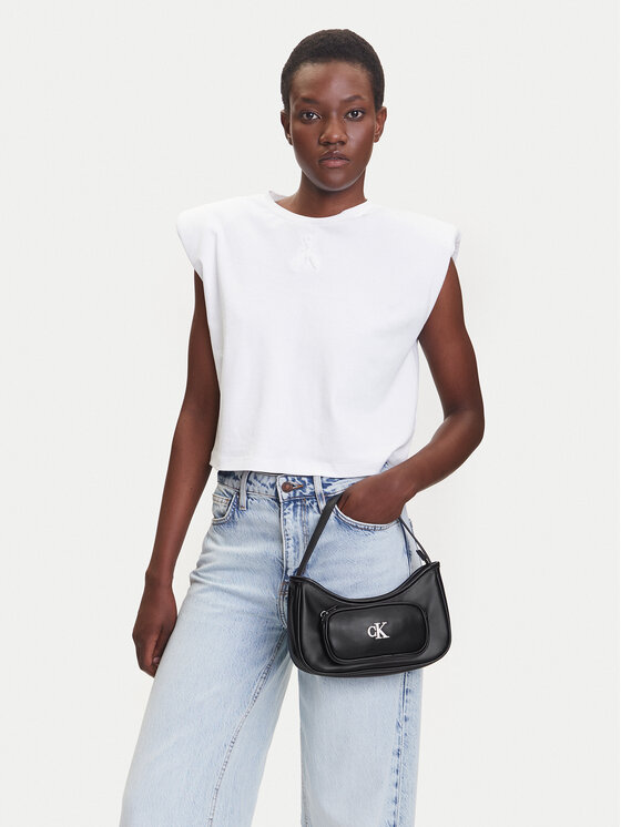 Calvin Klein Jeans Calvin Klein Jeans Torbica Ck Shoulder Bag IU0IU00696 Crna