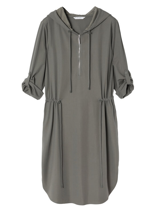 TATUUM TATUUM Sukienka dzianinowa MOLOKO Khaki Oversize