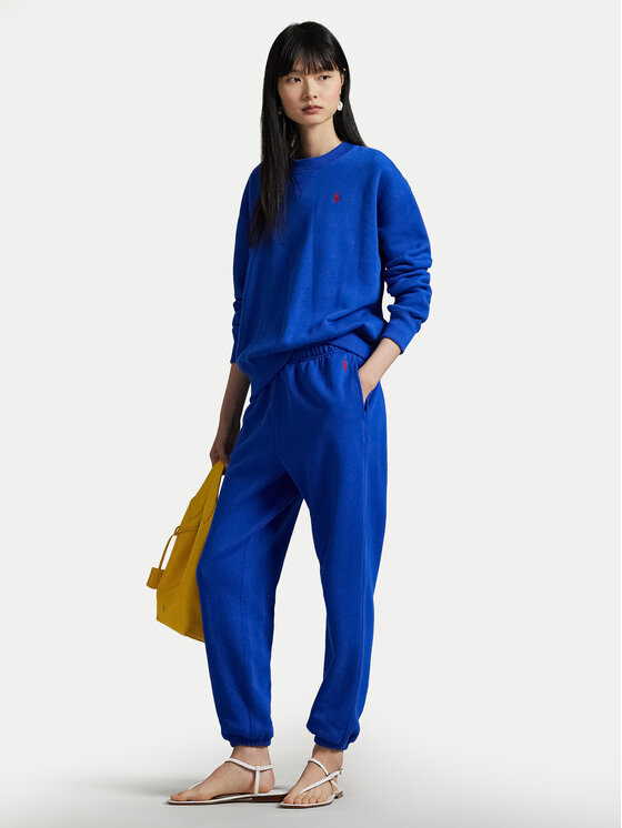 Polo Ralph Lauren Polo Ralph Lauren Teplákové nohavice 211971700006 Modrá Tapered Fit