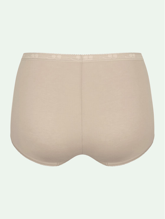 Sloggi Sloggi Klassischer Damenslip mit hoher Taille Basic 10007656 Beige