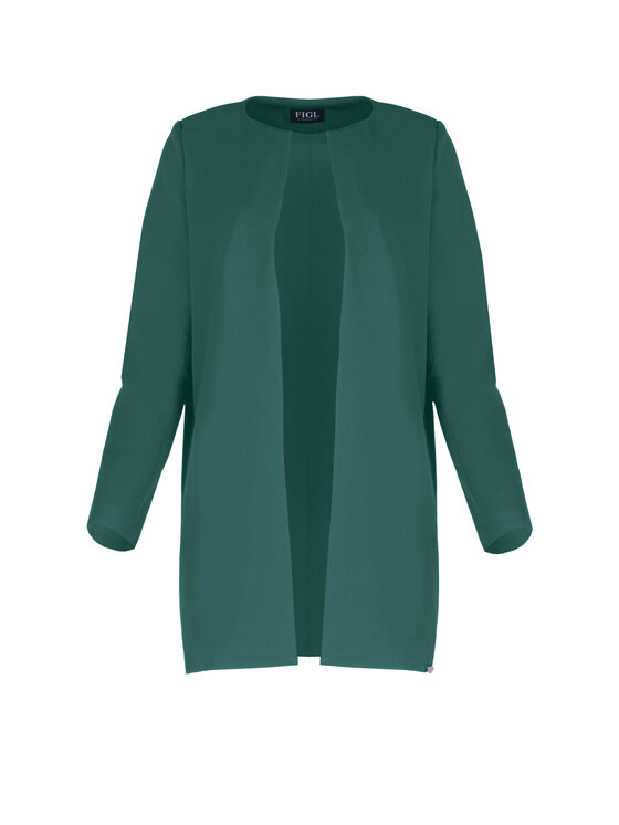 FIGL FIGLFIGL Cappotto M551 Verde Regular Fit
