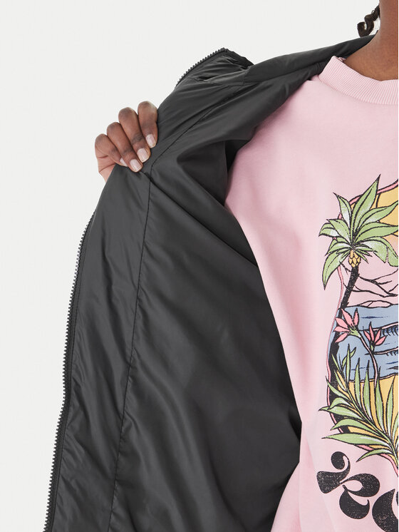 Roxy Roxy Ziemas jaka Wind Bliss ERJJK03618 Melns Relaxed Fit