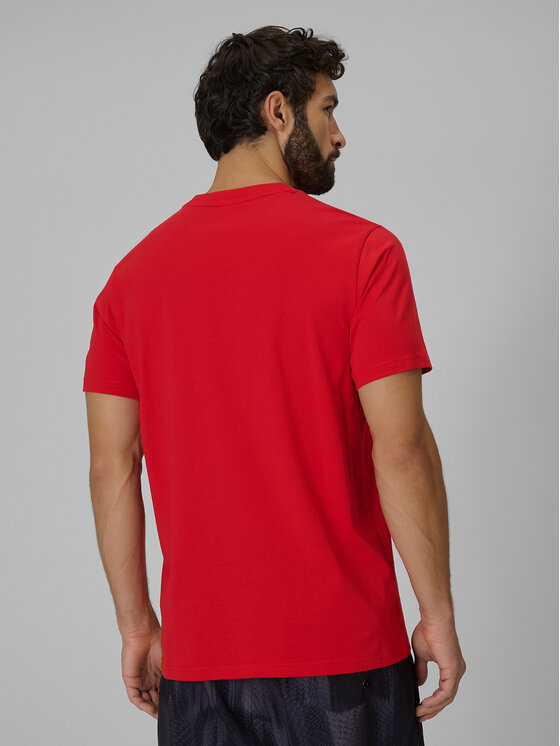 4F 4F T-Shirt BEACHWEAR Czerwony Regular Fit